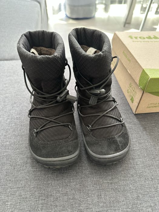 Детски зимни боти Froddo Barefoot Tex Track Wool, номер 27