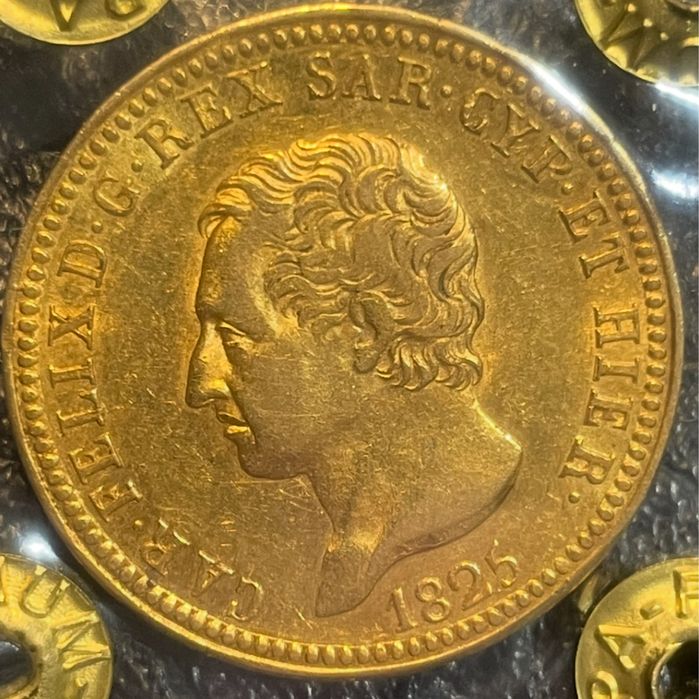 Златна монета Карло Феличе ди Савоя