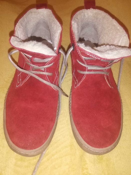 Зимни боти  от естествен велур и каракул Josef Seibel