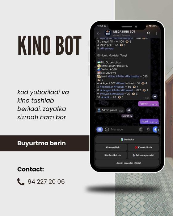 Разработка веб-сайтов / web-sayt yaratish/ telegram bot / mobil ilova
