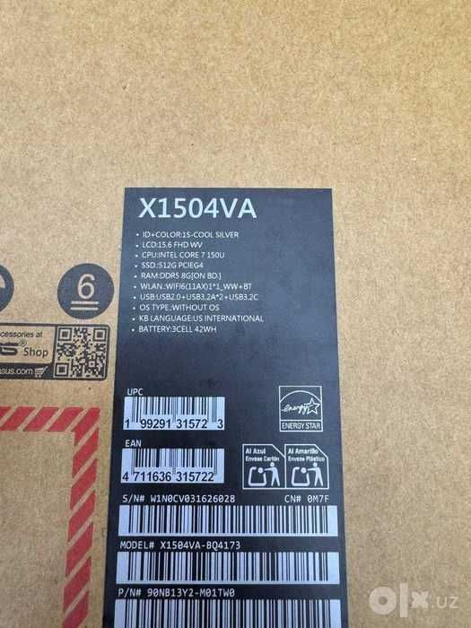Laptop ASUS Vivobook Core 7 150U 8/512GB 15.6 FHD IPS