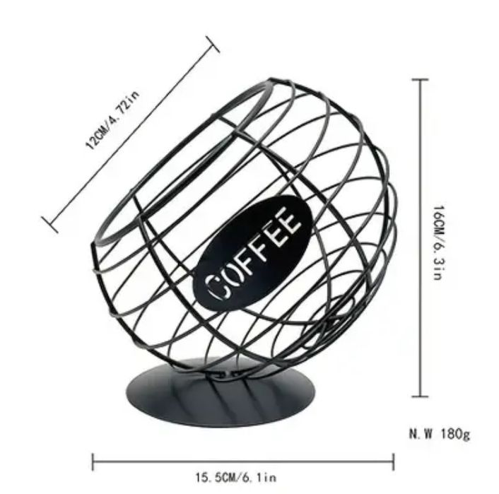 Луксозна Метална Кошничка