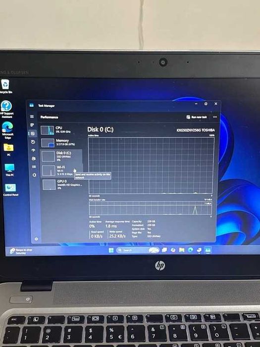 HP EliteBook 840 G4 - i5 8gb ssd 256gb