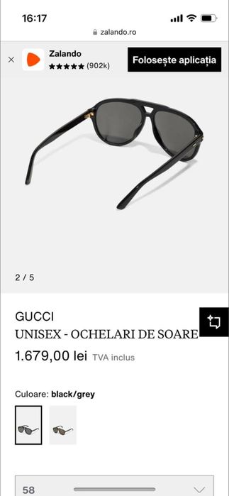 vand ochelari gucci unisex gucci ( cod de verificare)