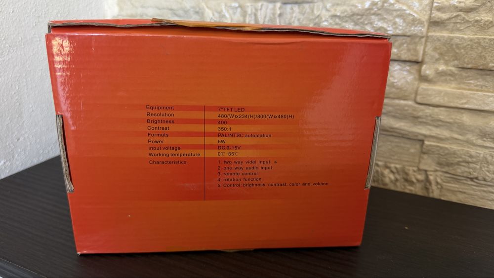 Sistem Profesional Marșarier WIRELESS 7" – Ideal Camioane, Tir, Rulotă, Utilaje – Vedere Nocturnă 18 IR