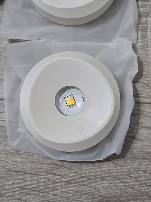 Set 6 lămpi Puck LED sub dulap, reîncărcabile + telecomandă – Albe