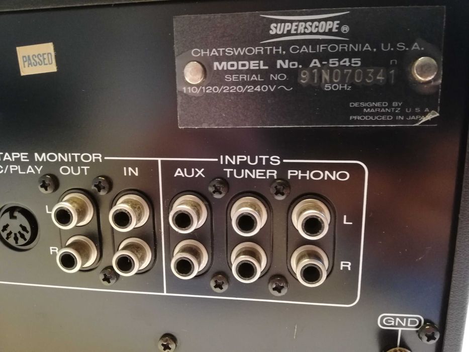 amplificatore Superscope by Marantz BLA-545 - Audio/Video In vendita a Bari