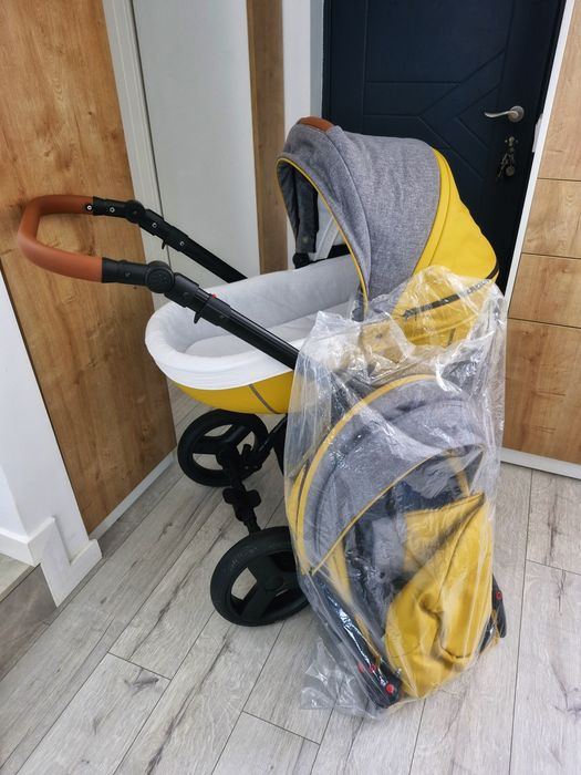 Cărucior Krausman Nexxo Galben 3 in 1