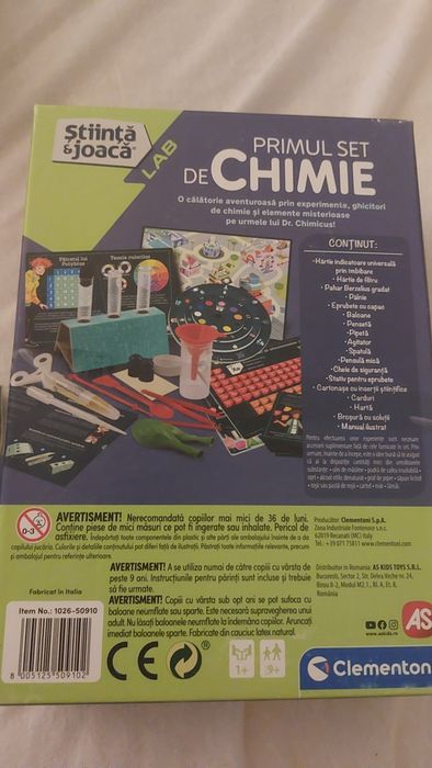 Set chimie copii de la 9+ folosit o data