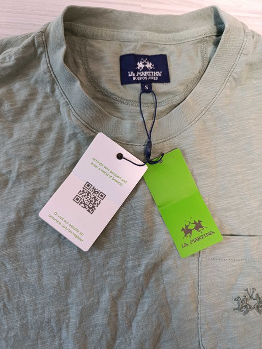 '' LA MARTINA''оригинална мъжка тениска S размер