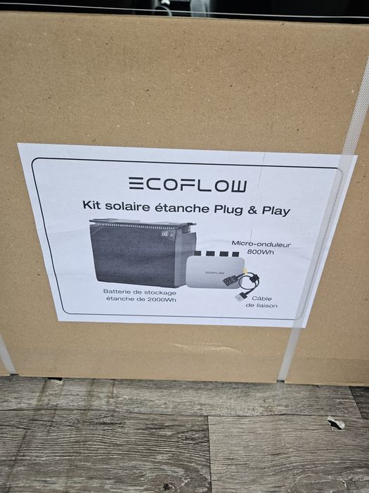 Baterie Ecoflow LiFePO4 sigilată de 2016 Wh + Powerstream
