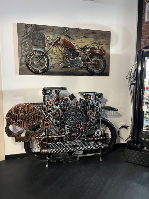 Comoda , raft expunere stil industrial Moto. Personslizabila