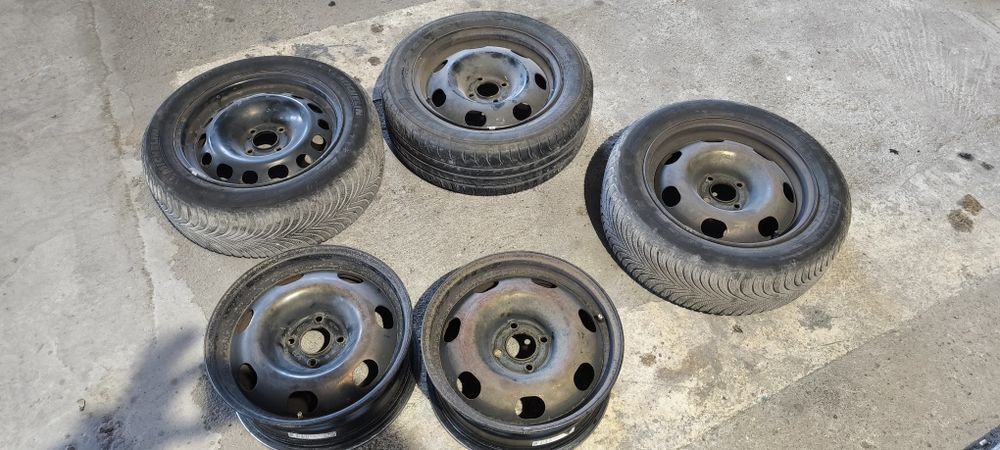 Железни джанти 16 4х108 със зимни гуми пежо