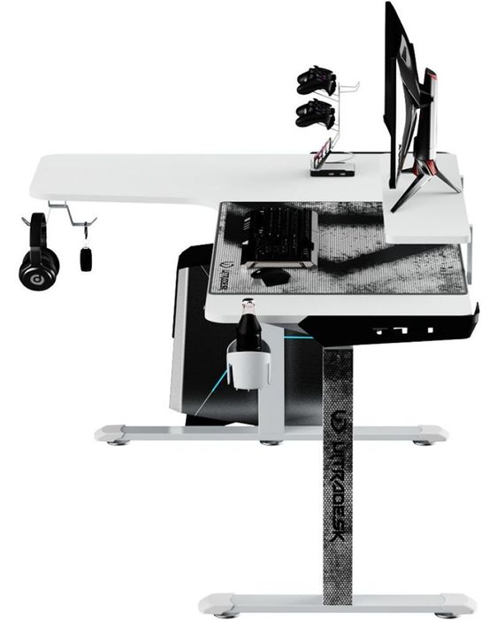 Гейминг бюро Ultradesk - Winger  бяло