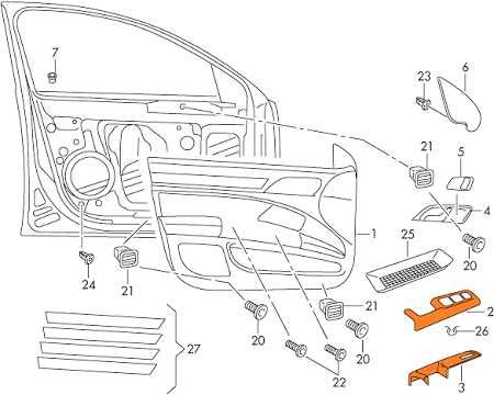 Maner interior usa sofer pasager bej crem Skoda superb 2 2008-2015