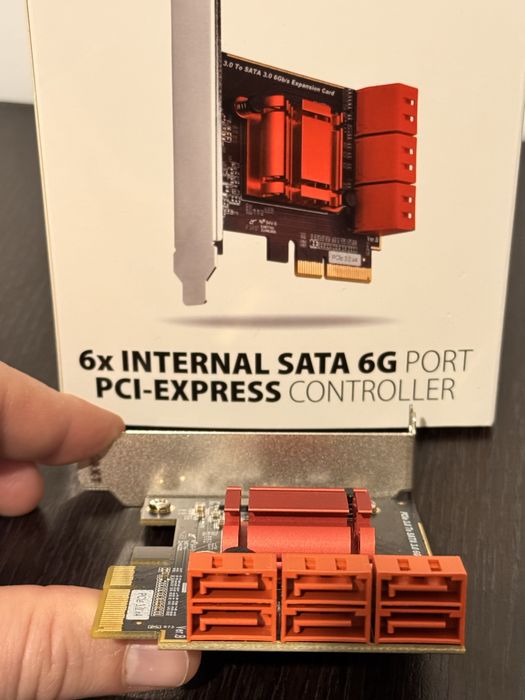 Adaptor PCIe - 6× SATA 6 Gb/s AXAGON