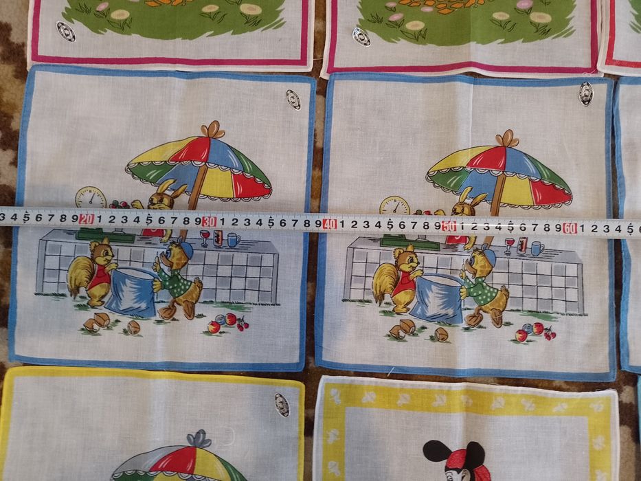 Винтидж памучни детски кърпички
