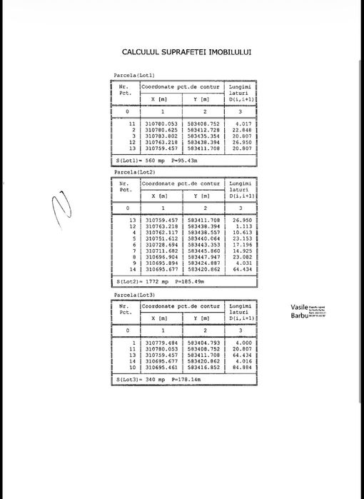 Teren de vanzare Comuna 1 Decembrie Jud.Ilfov