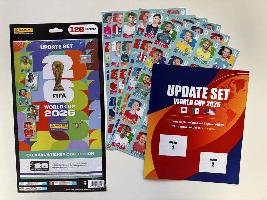 Mini-album pentru UPDATE SET si EXTRA-STICKERE compatibil cu albumul PANINI WORLD CUP 2026™