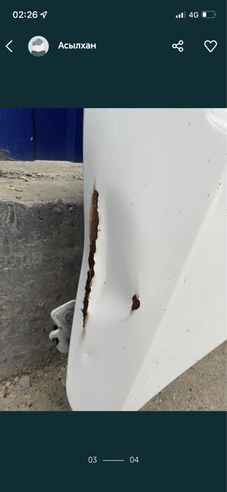 Шевролет авео капот