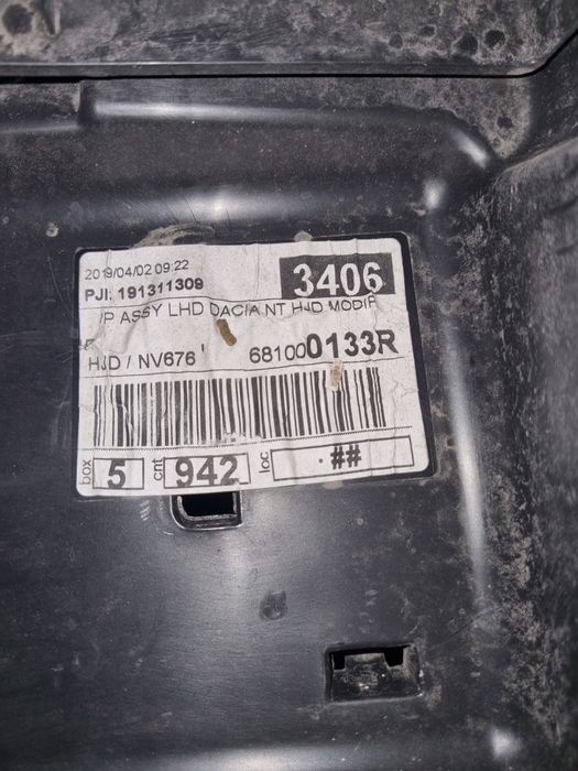 Plansa bord Dacia Duster 2