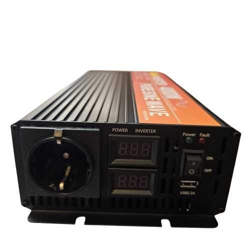 Invertor Houli 12V sau 24V  4000W Sinus cu priza USB