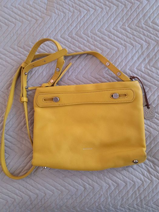 Skagen Mini Mikkeline чанта през рамо/ Естествена кожа