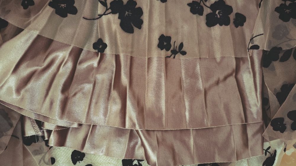 Дълга пола,кафява S-М