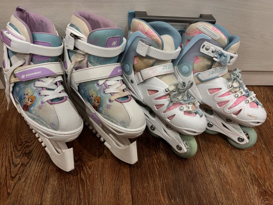 Коньки и ролики для девочек
