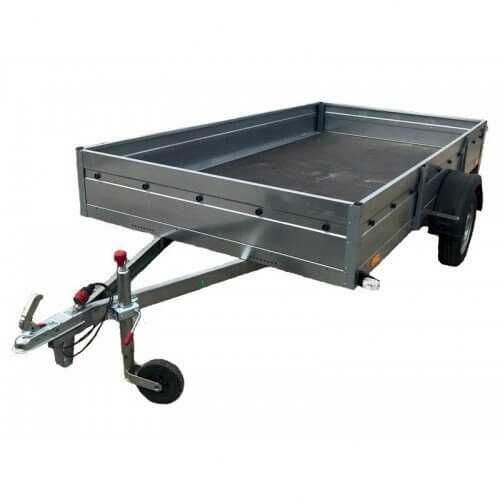 Remorca 750 kg 235x125cm dublu ax cu RAR si nr.provizoriu incluse