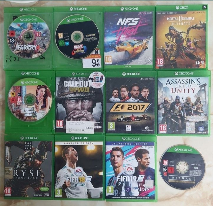 [XboxOne] Vând 100 jocuri originale pentru Xbox One //poze reale
