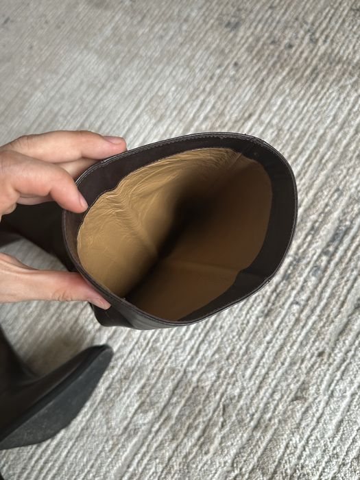 Кожаные сапожки