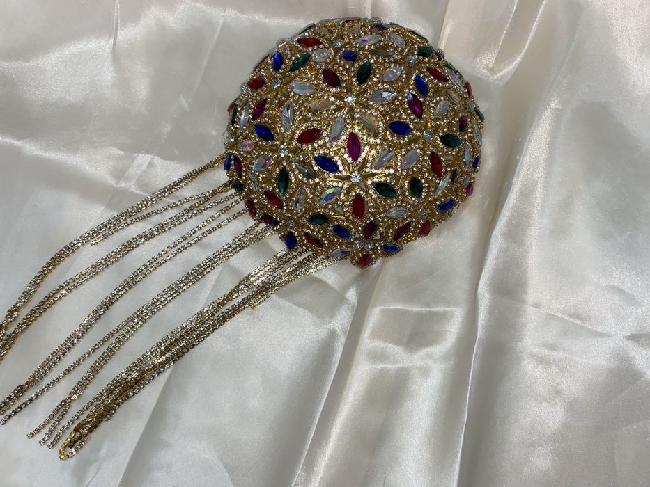 ободок для келинки со стразами