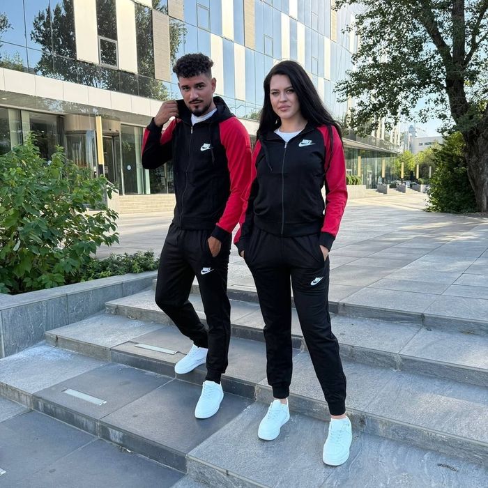 Trening rosu cu negru,unisex