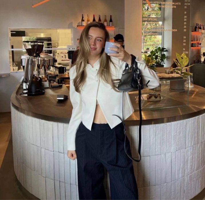 Белый пиджак Zara