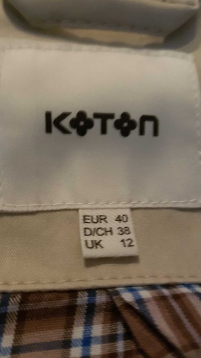 Тренч KOTON EUR 40