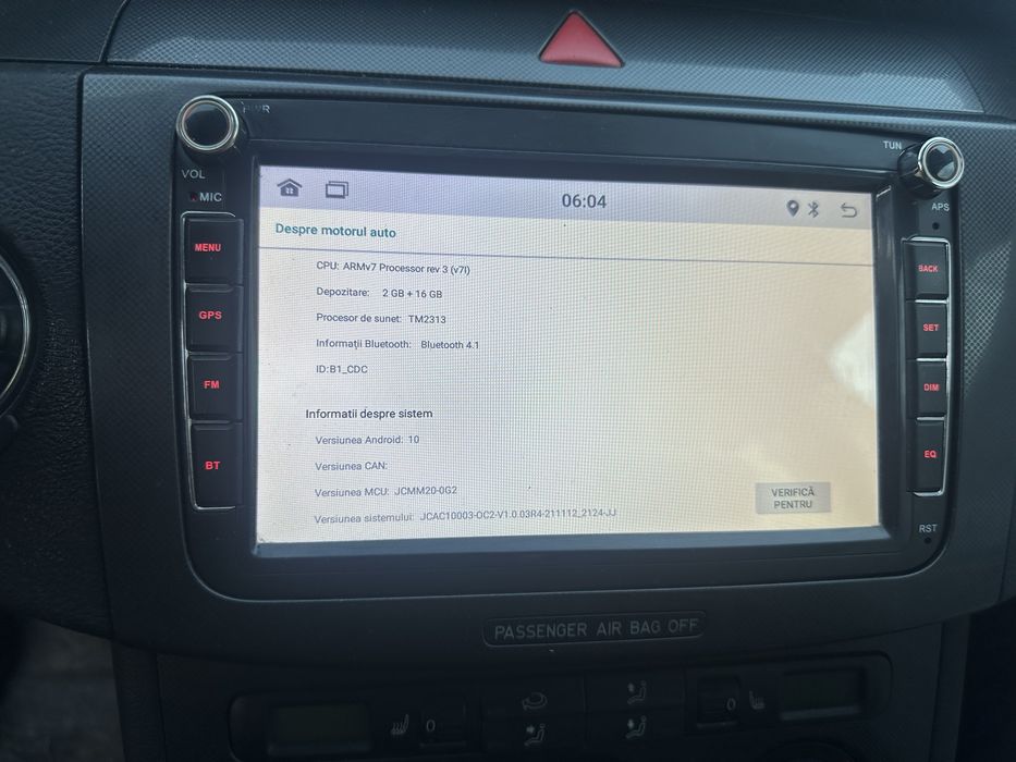 Navigatie vw passat b6/golf 5/jetta