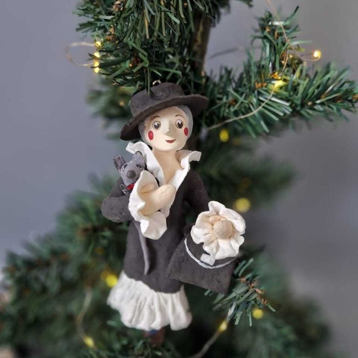 Ватные елочные игрушки