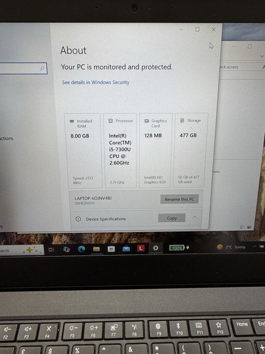 Lenovo T470 i5-7300U 2.6GHz/ Ram=8GB
