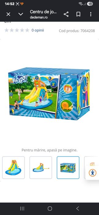 Centru de joacă gonflabil