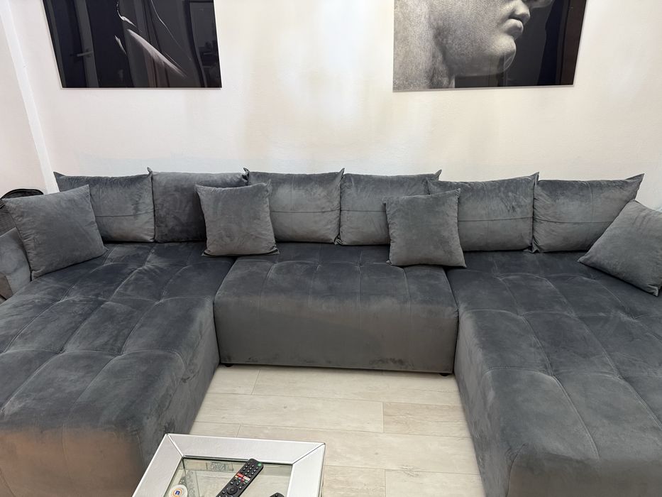 Colțar extensibil în formă de U – 3,80 m – stare foarte bună