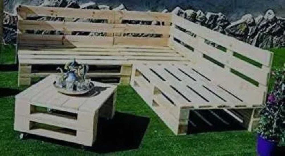 Vand la comanda coltar modular, bancute, mese pt terasa, gradina