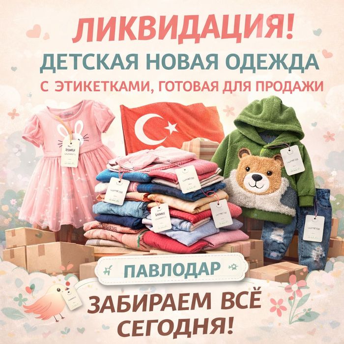 Оптовая РАСПРОДАЖА детской одежды (Турция)