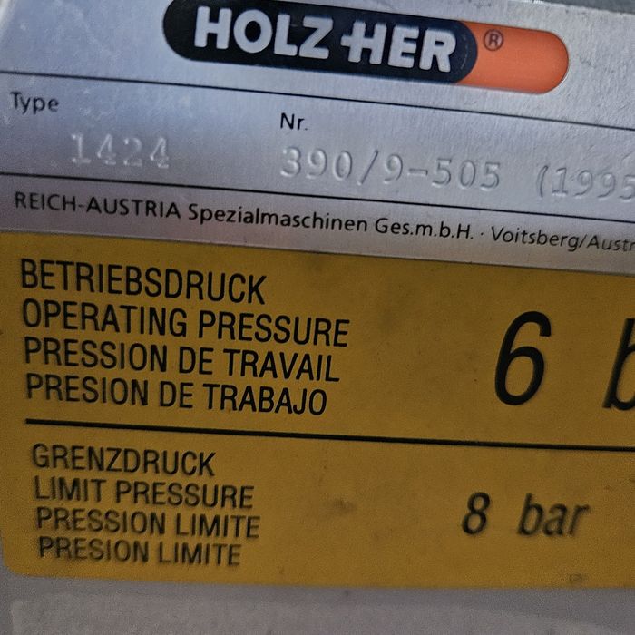 кантираща машина holz her triathlon 300