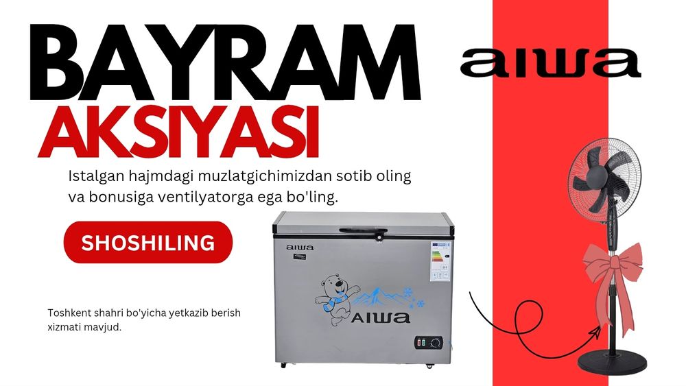 Морозильник Aiwa BD-260L / Morozilka Aiwa 218 litr
