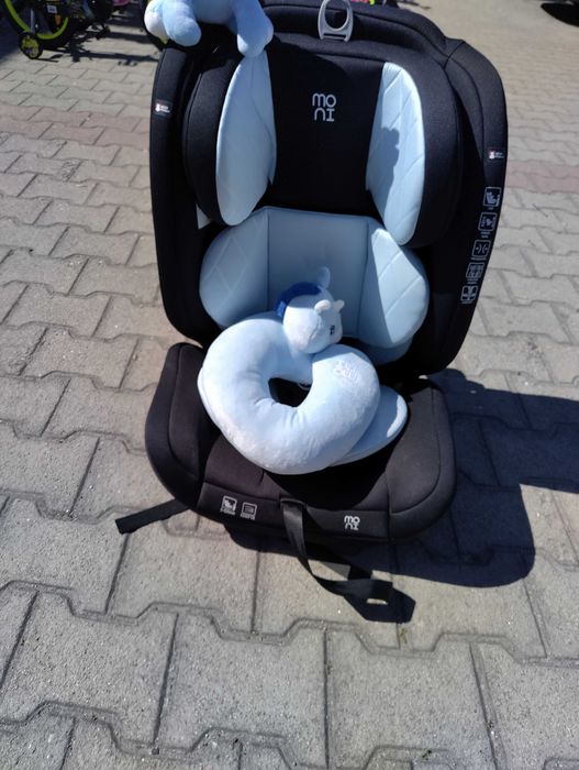 MONI Стол за кола I-SIZE I-SAFE ISOFIX (76-150 см) син