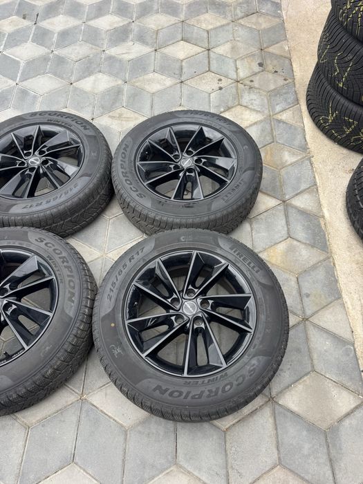 Jante Orig”Borbet R17(5x112)”Tiguan/Q3/Kodiaq/Karoq/Ateca/Vw/Seat/Skoda/Audi~Anv Noi 2024~Negre”