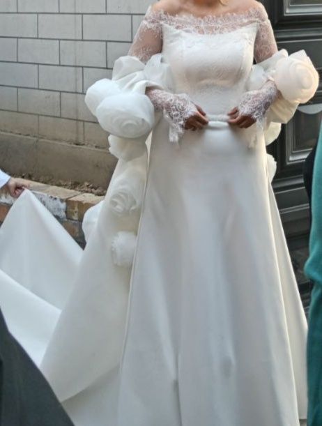 Свадебное платье в стиле минимализм