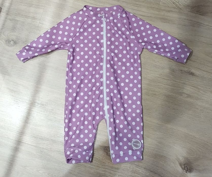 Costum de baie+palarie ,nylon, 80 cm, mov, Bonverano