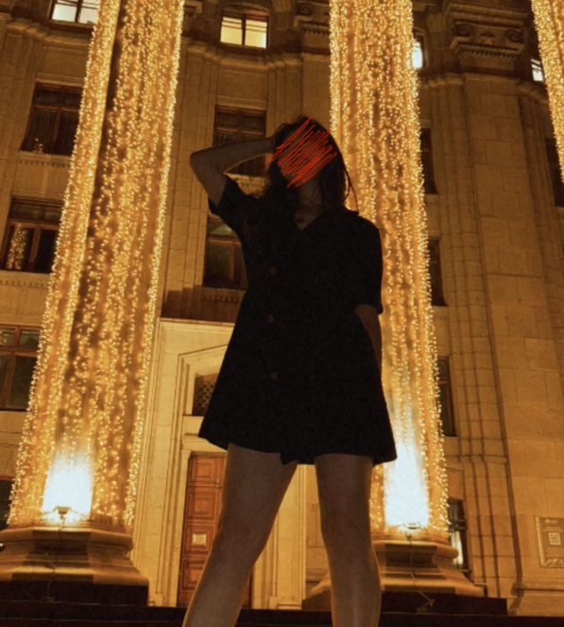 Платье твидовое